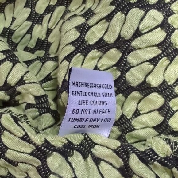 Habitat Top Womens Small Green Textured Knit Fit and Flare Tunic Art - Picture 7 of 9